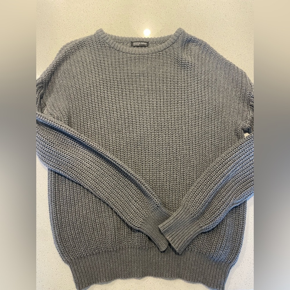 American Apparel Gray Knit Sweater